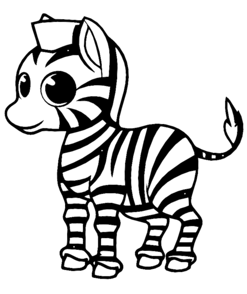 Dekoratives Wandpaneel Aus Metall – Zebrakind