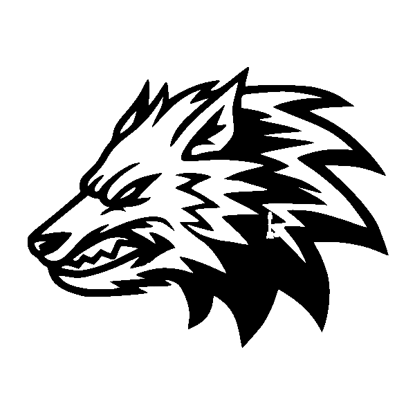 Metal Wall Art Panel / Decor - Wolf