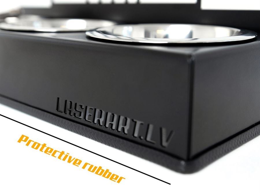 3-Bowl Dog Feeder, Belgian Malinois Dog breed, Raised Feeding Station